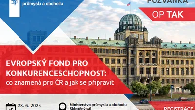 Konference Evropský fond pro konkurenceschopnost: Jaké příležitosti přinese ČR?